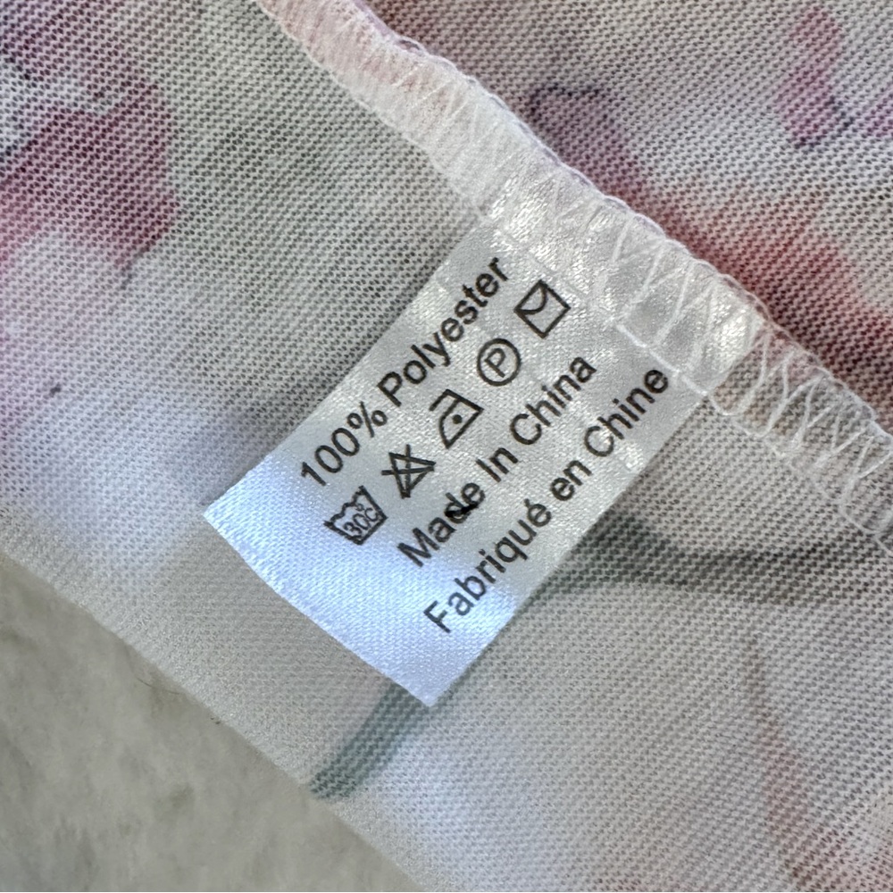 Show Me Your Mumu White & Pink Floral Kimono Shirt Sleeve Robe- One Size - Picture 9 of 13